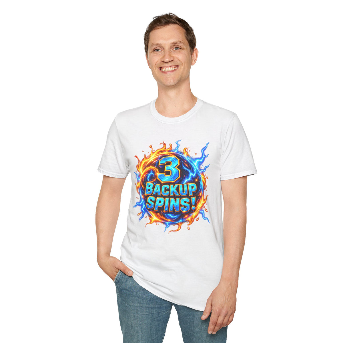 3 BACKUP SPINS! -  T-Shirt