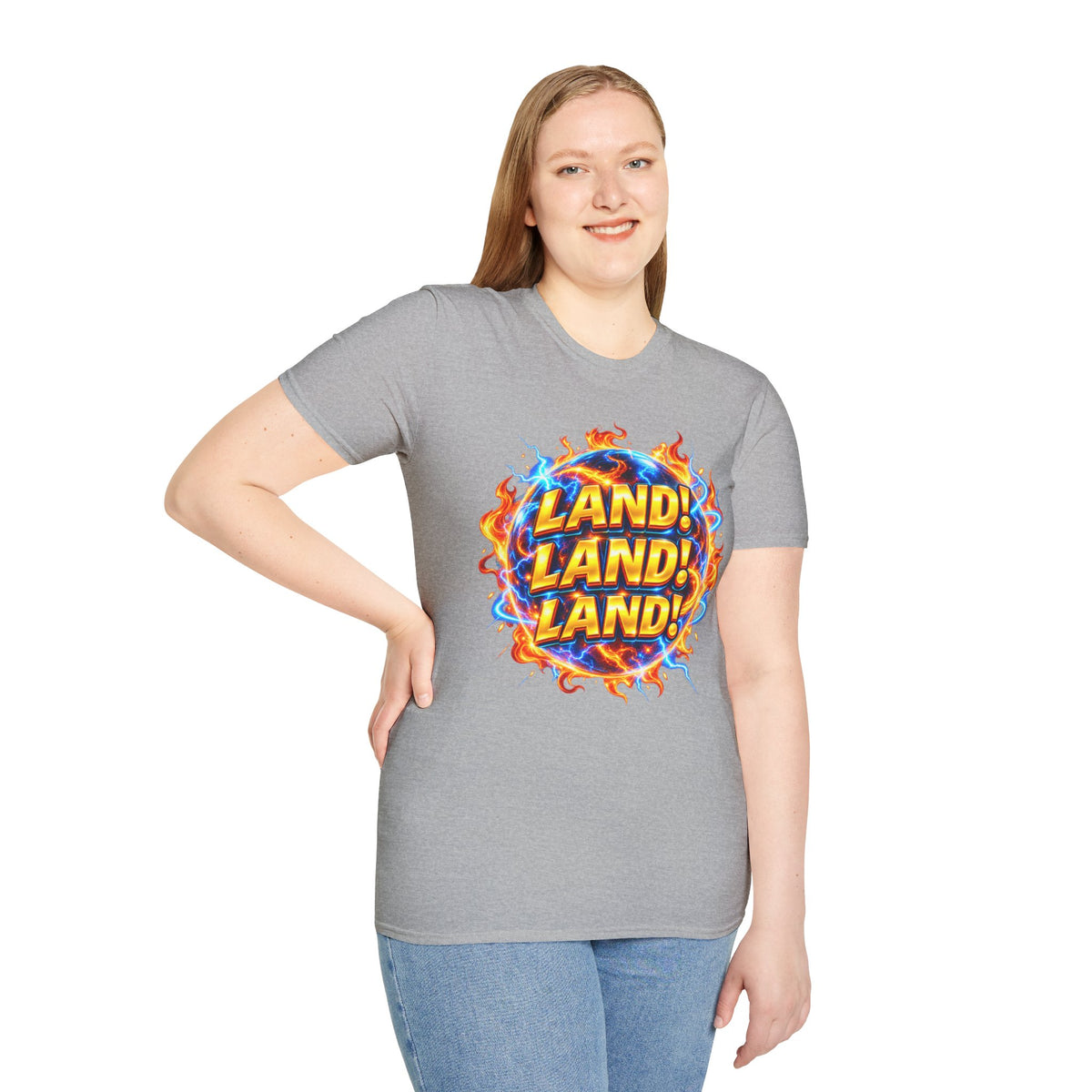 LAND! LAND! LAND! -  T-Shirt