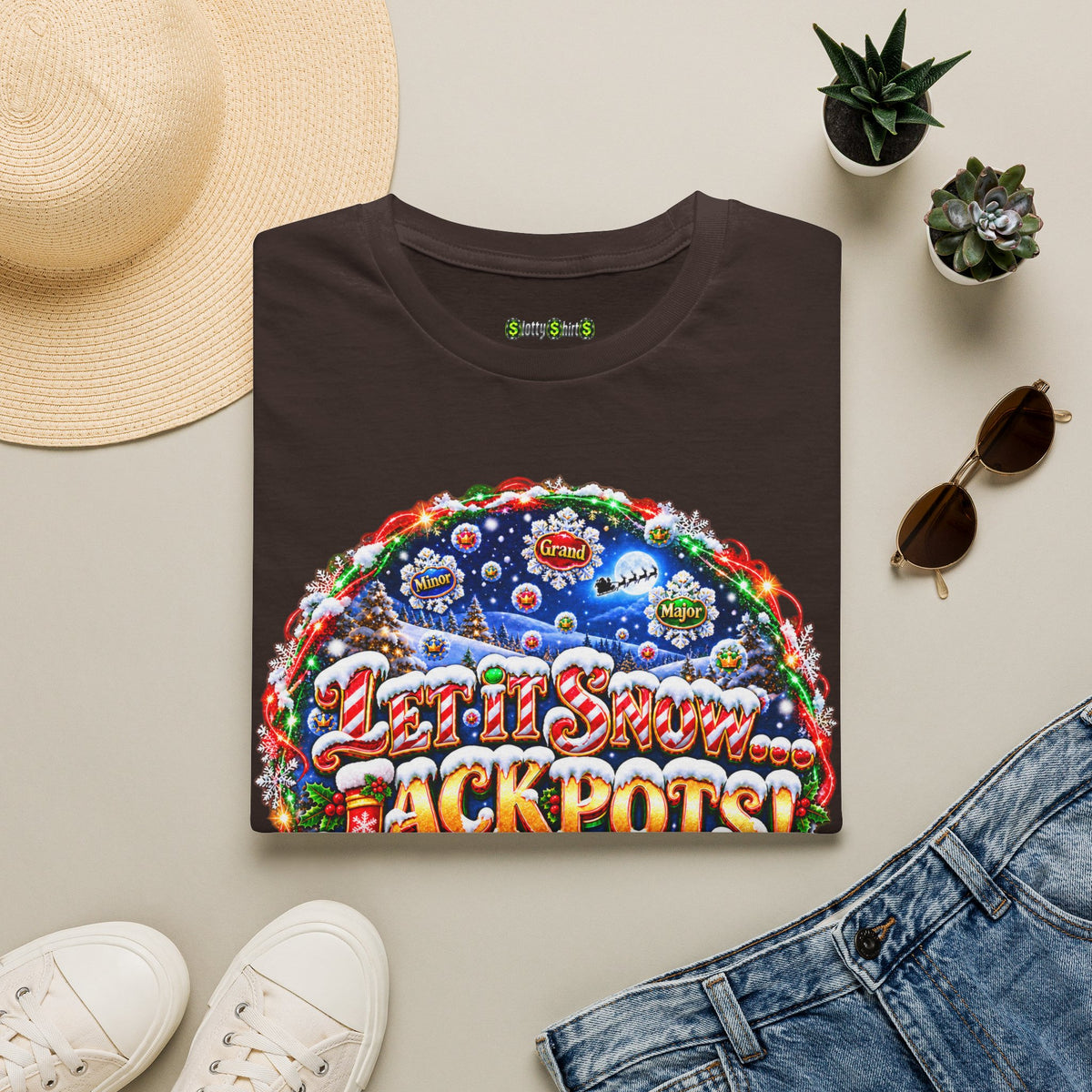 LET IT SNOW...JACKPOTS!   T-Shirt