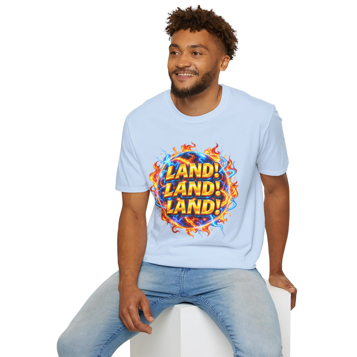 LAND! LAND! LAND! -  T-Shirt