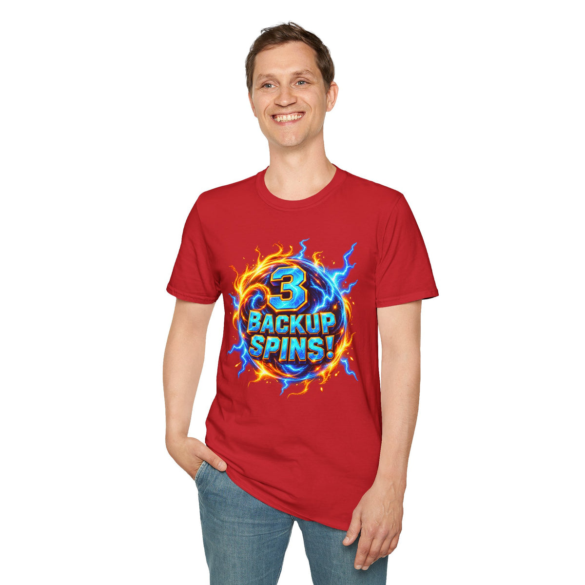 3 BACKUP SPINS! -  T-Shirt