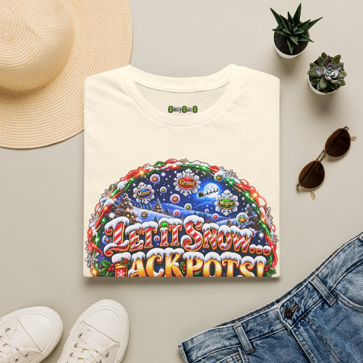 LET IT SNOW...JACKPOTS!   T-Shirt