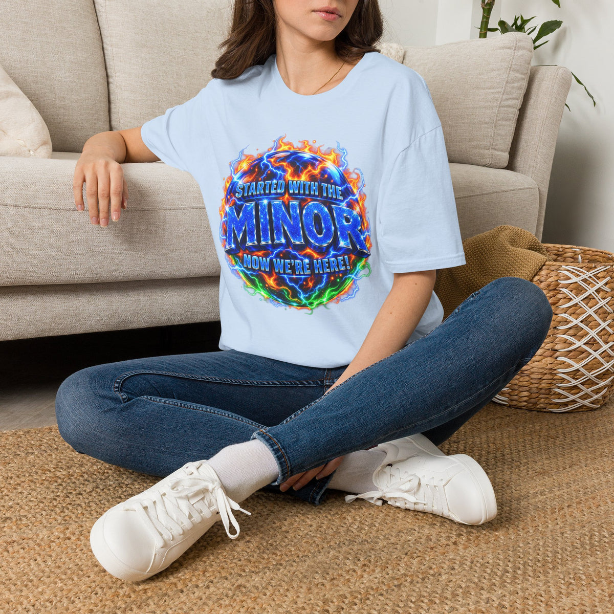 STARTED WITH THE MINOR NOW WE'RE HERE! - T-Shirt