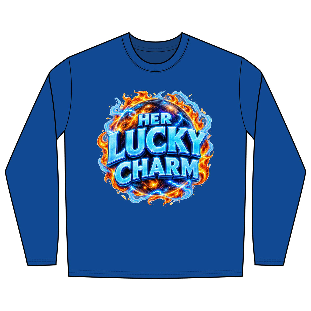HER LUCKY CHARM - Long Sleeve T-Shirt