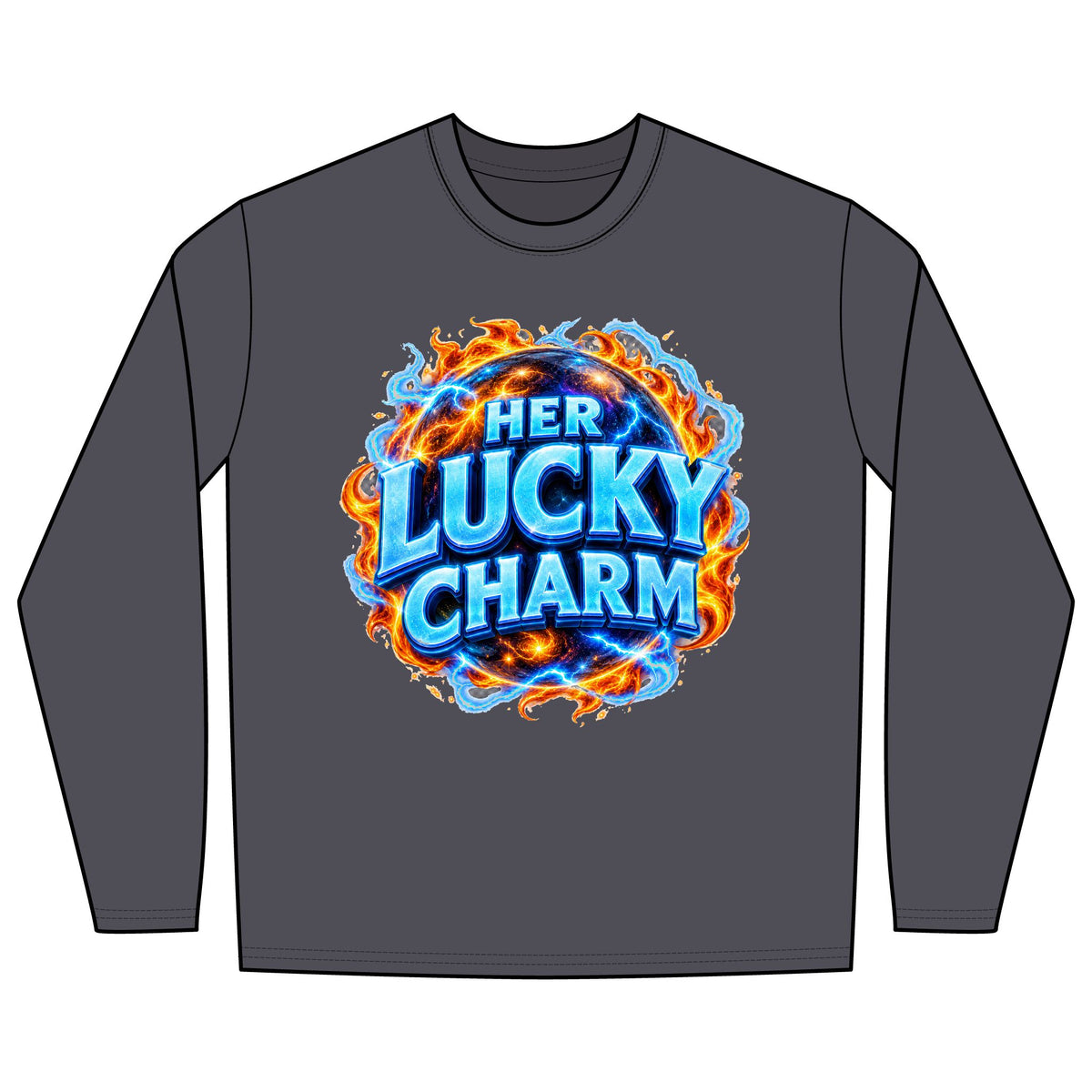 HER LUCKY CHARM - Long Sleeve T-Shirt