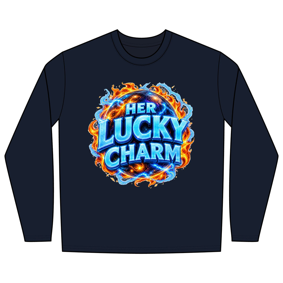 HER LUCKY CHARM - Long Sleeve T-Shirt