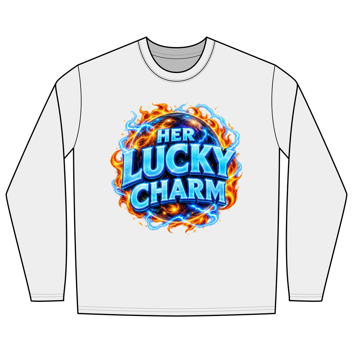 HER LUCKY CHARM - Long Sleeve T-Shirt