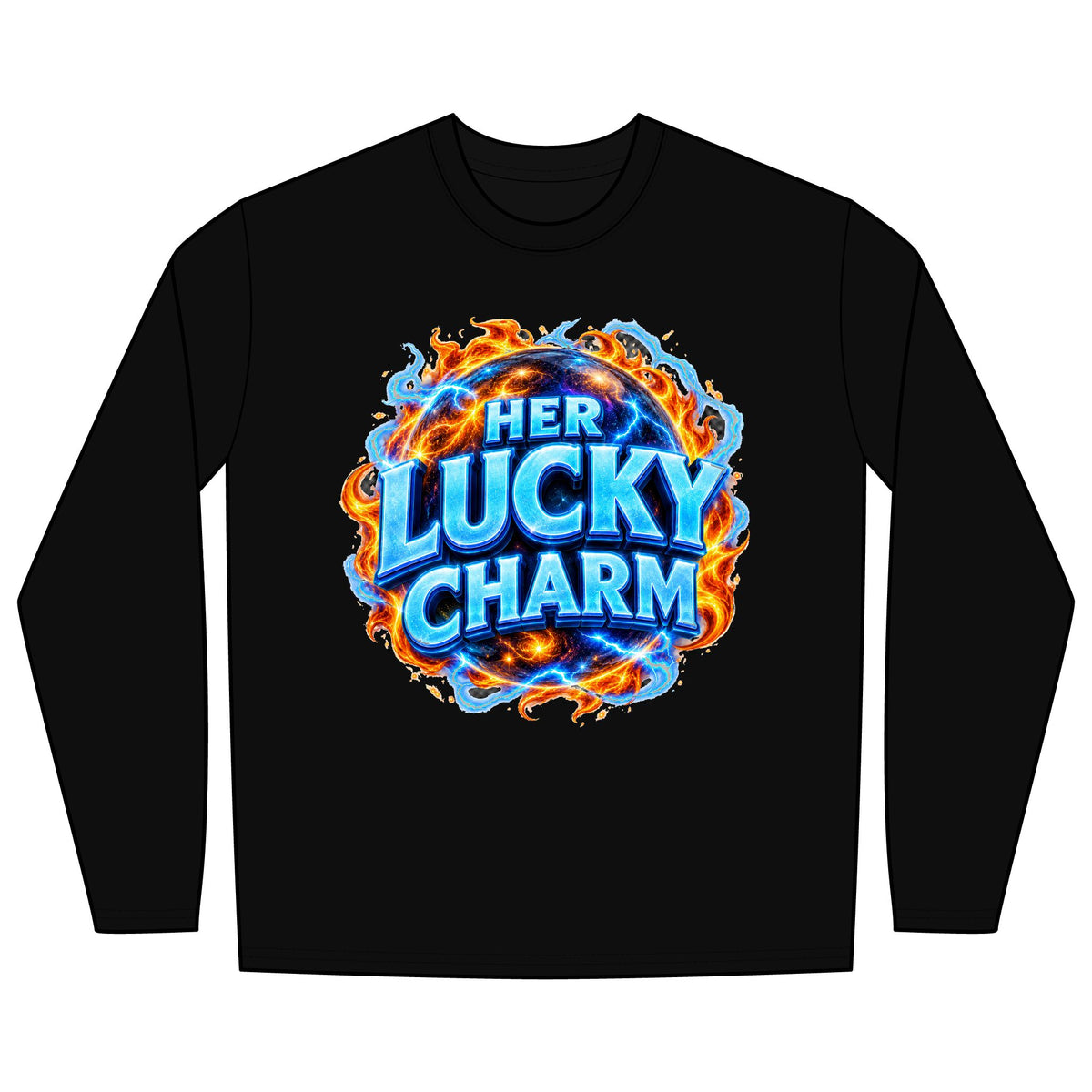HER LUCKY CHARM - Long Sleeve T-Shirt