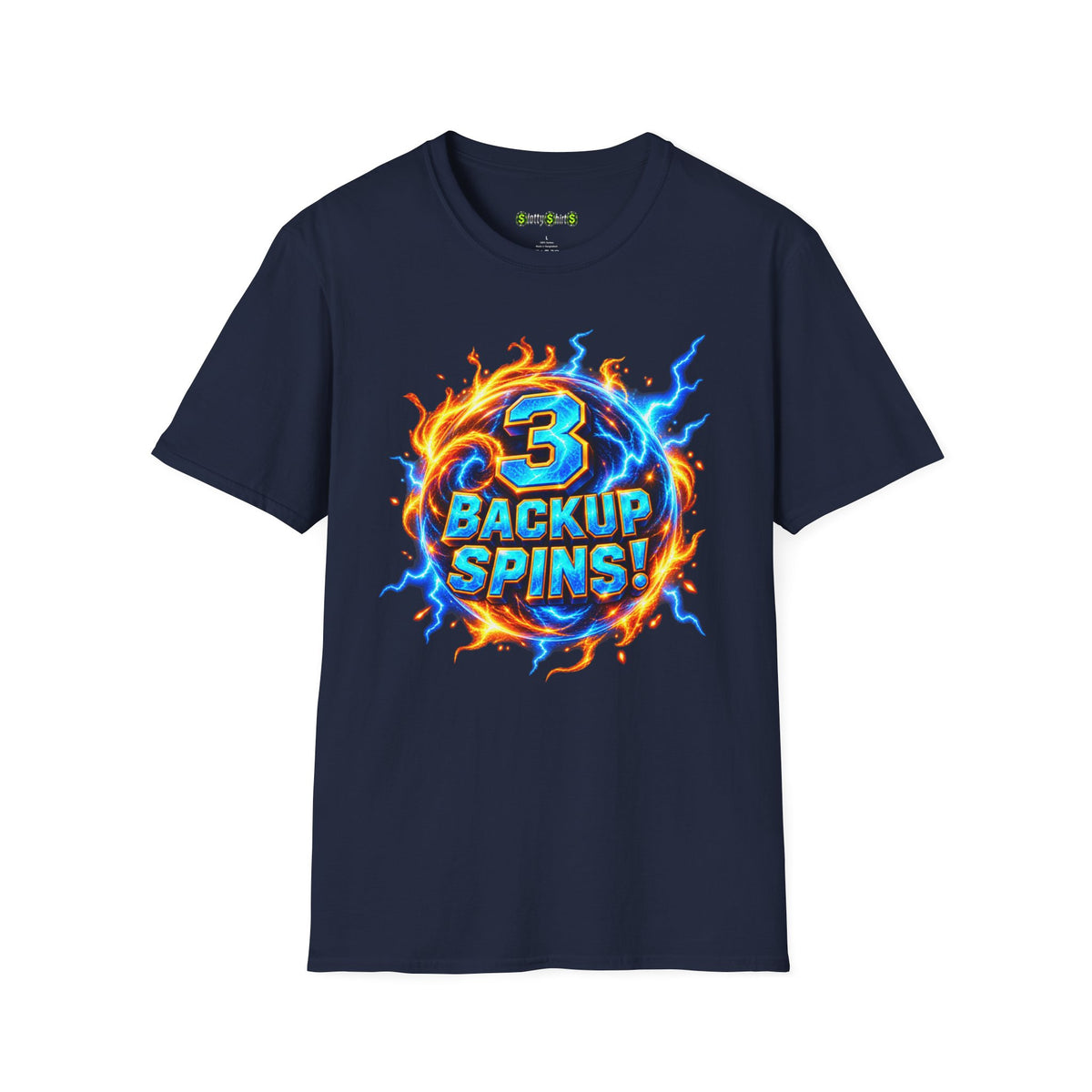 3 BACKUP SPINS! -  T-Shirt