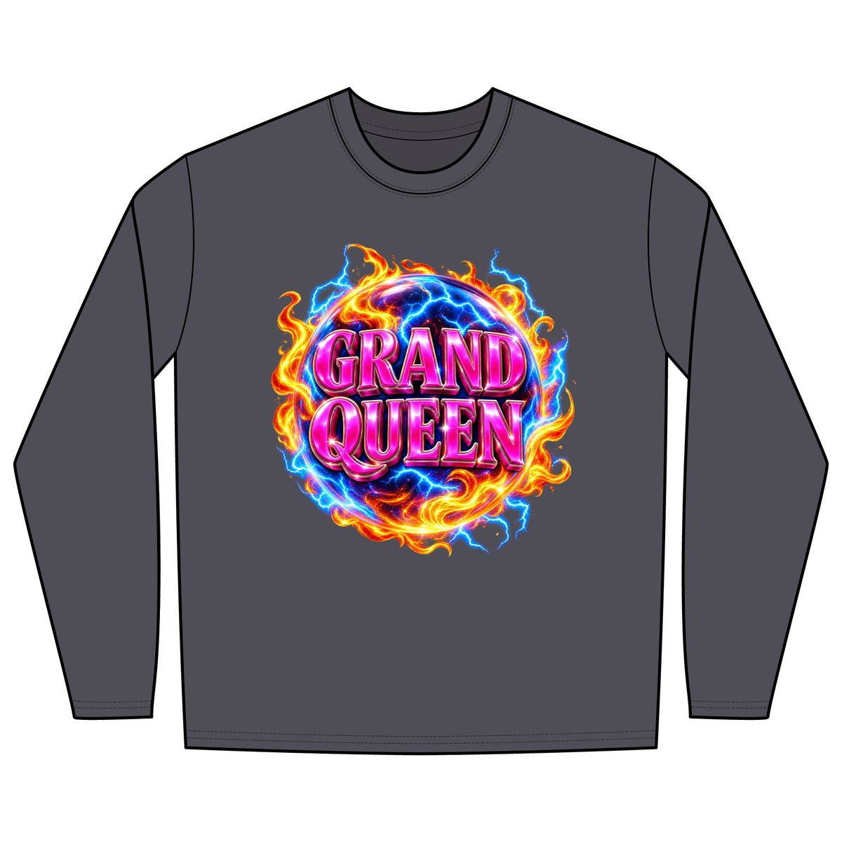 GRAND QUEEN - Long Sleeve T-Shirt