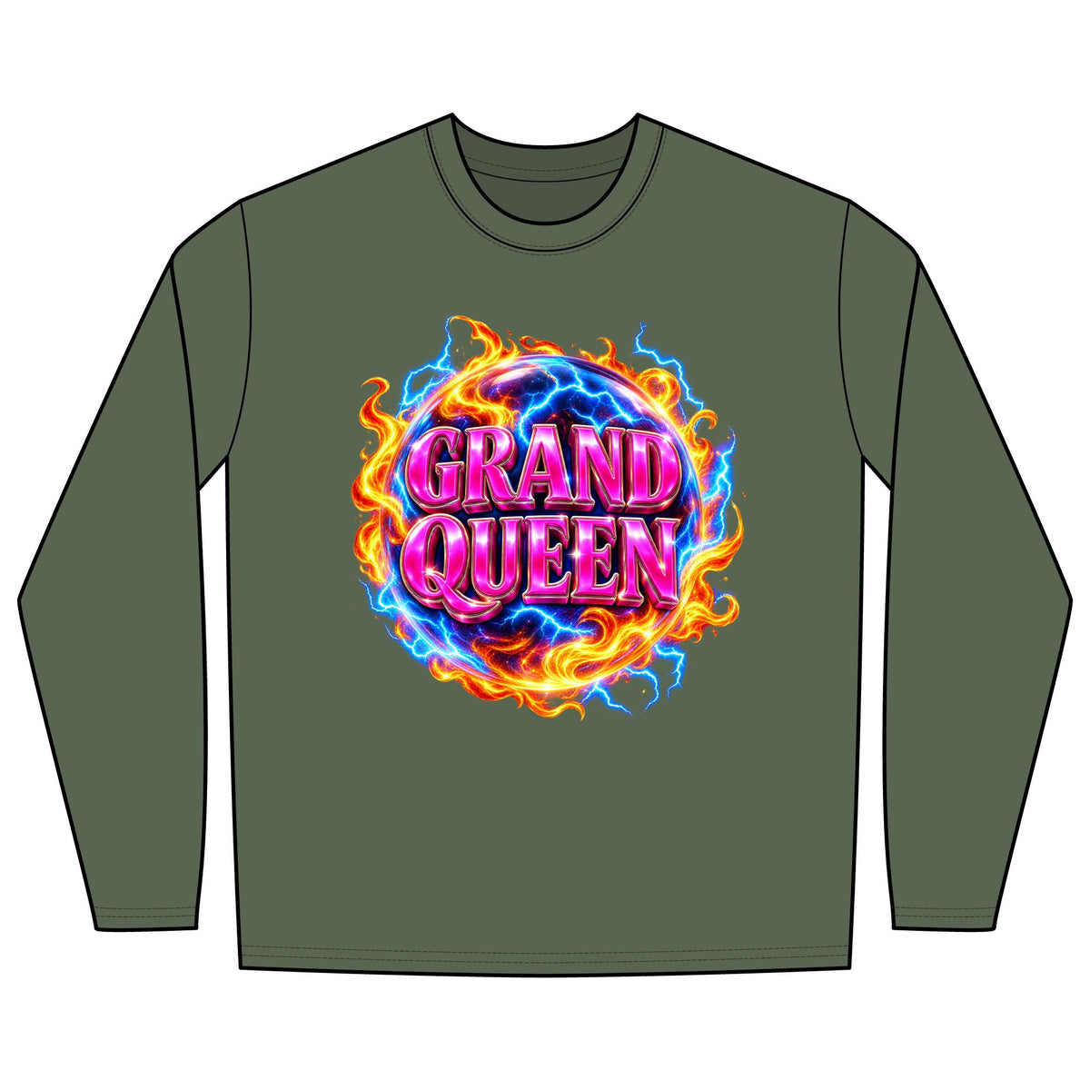 GRAND QUEEN - Long Sleeve T-Shirt