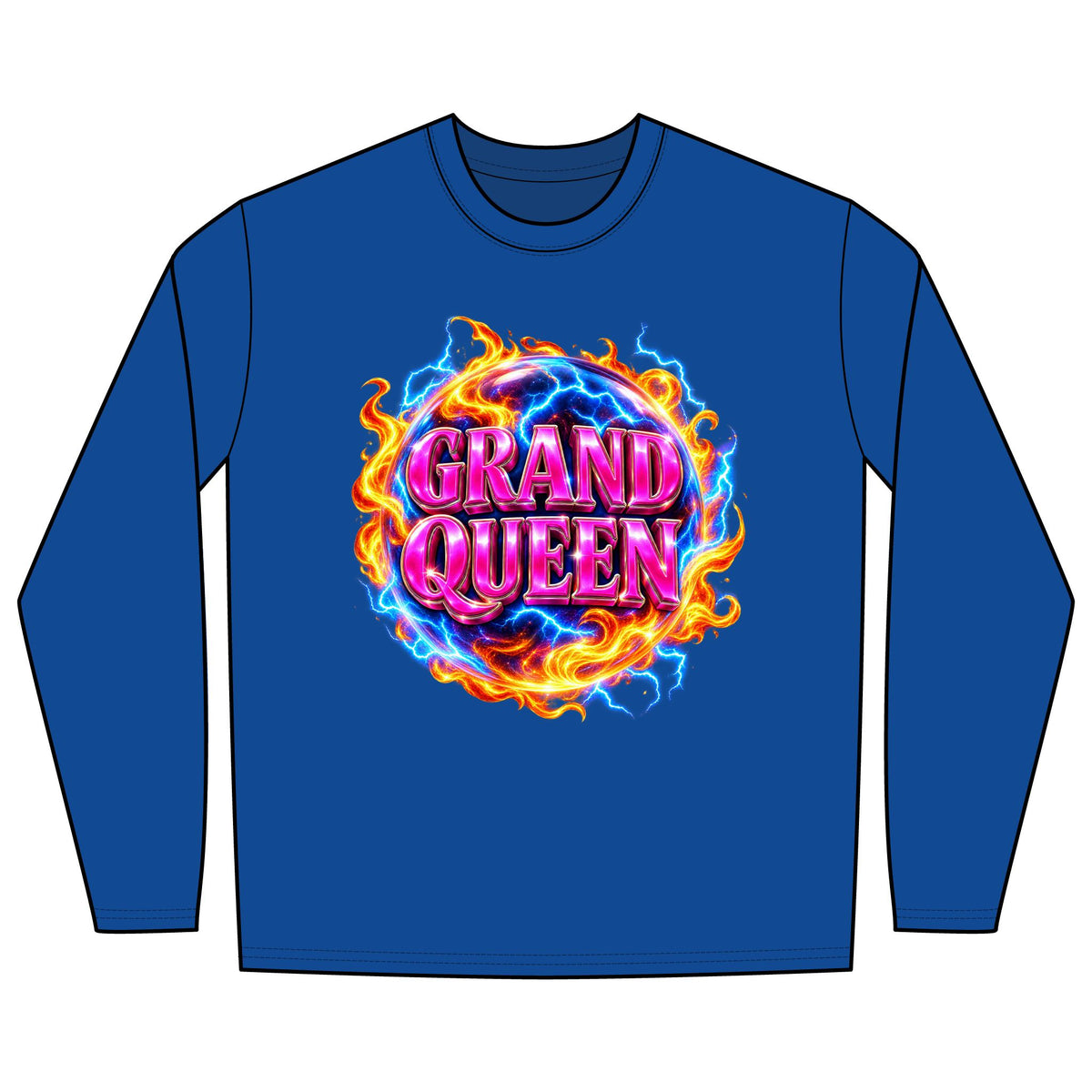 GRAND QUEEN - Long Sleeve T-Shirt
