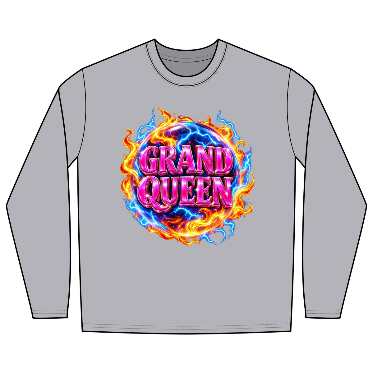 GRAND QUEEN - Long Sleeve T-Shirt