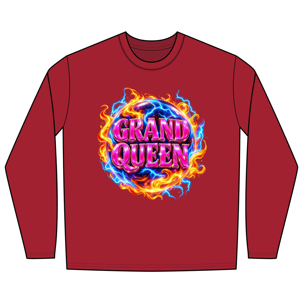 GRAND QUEEN - Long Sleeve T-Shirt