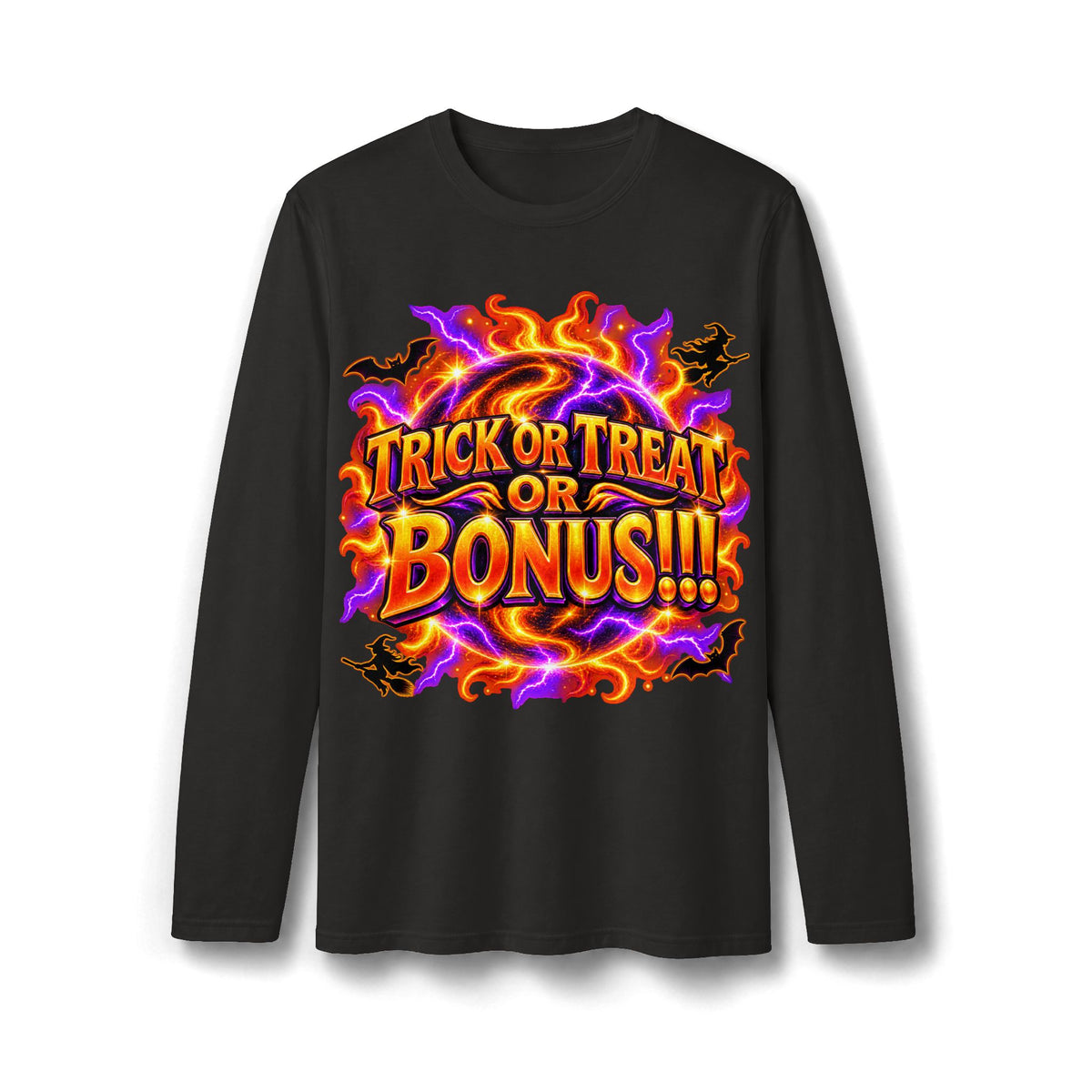 TRICK or TREAT or BONUS!!! Halloween Long Sleeve T-Shirt