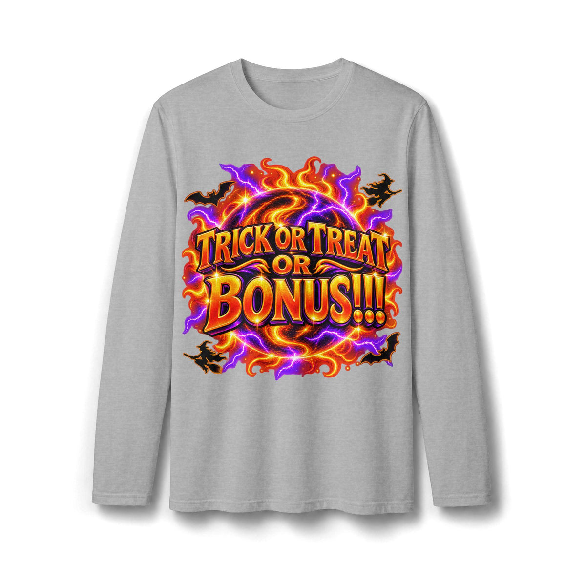 TRICK or TREAT or BONUS!!! Halloween Long Sleeve T-Shirt
