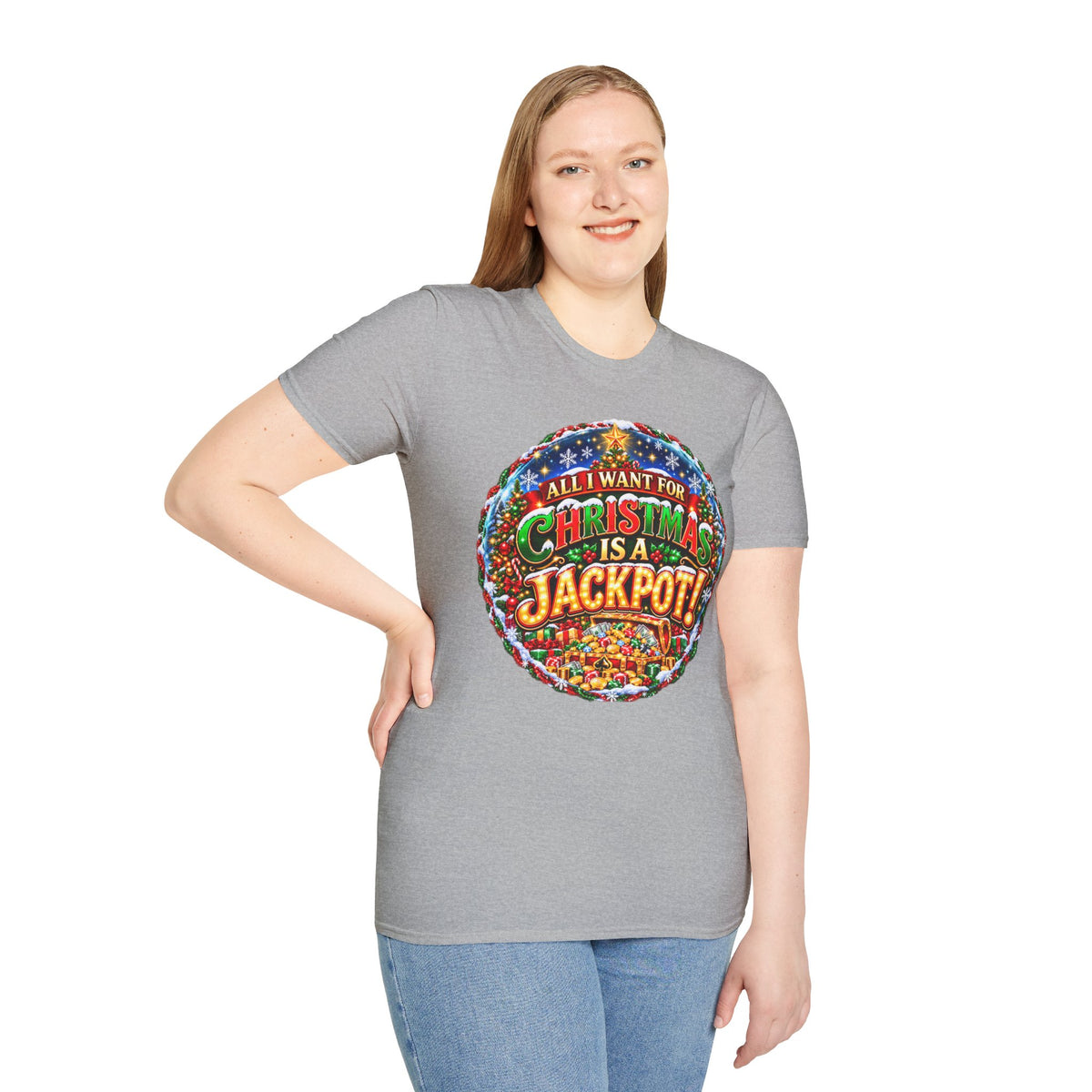 ALL I WANT FOR CHRISTMAS IS A JACKPOT!  T-Shirt