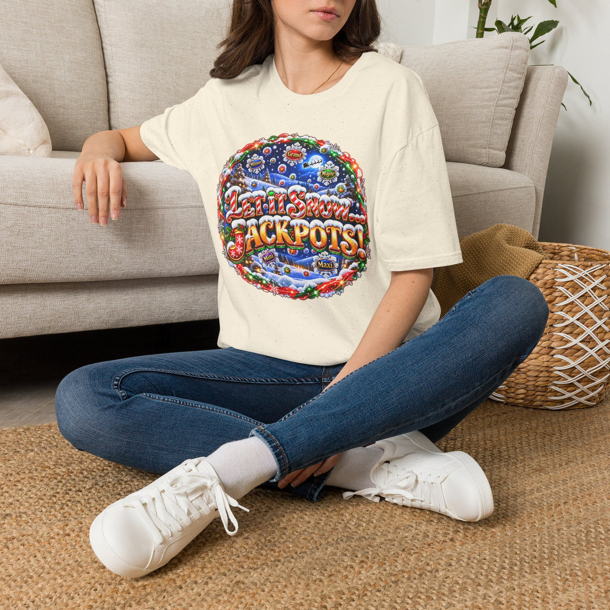 LET IT SNOW...JACKPOTS!   T-Shirt