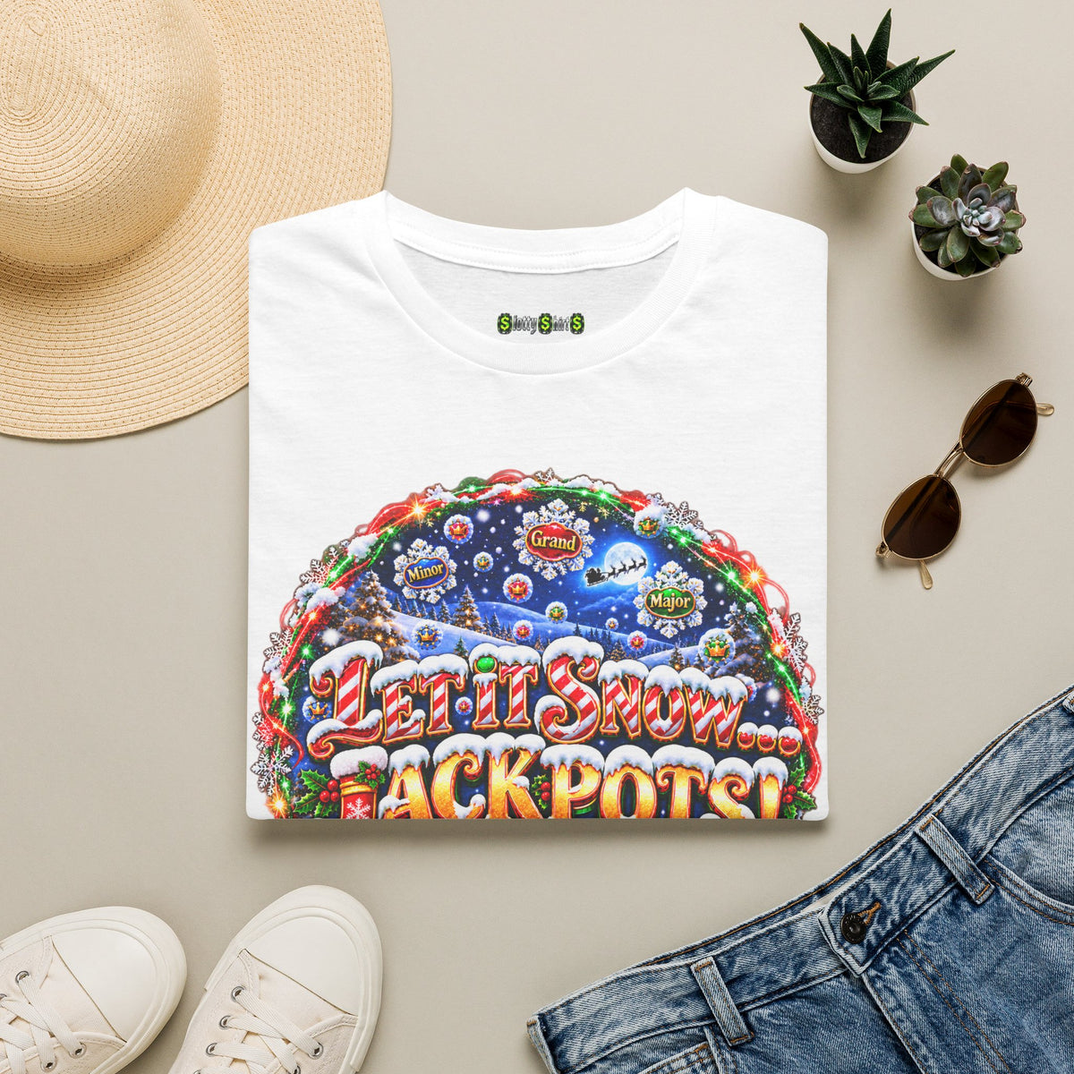LET IT SNOW...JACKPOTS!   T-Shirt
