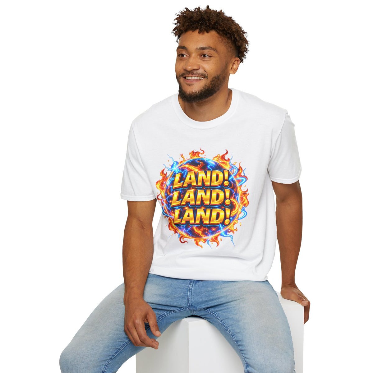 LAND! LAND! LAND! -  T-Shirt