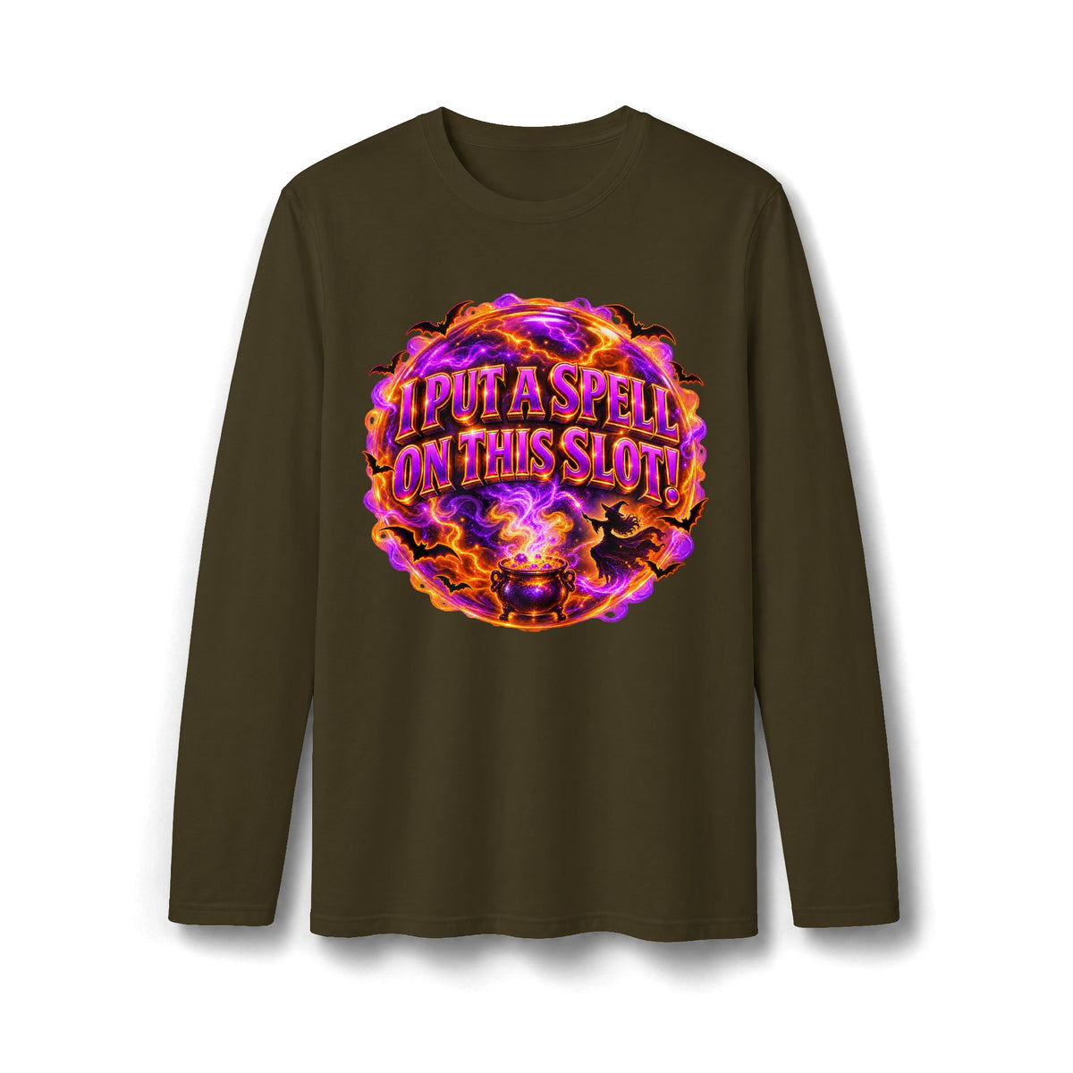 I PUT A SPELL ON THIS SLOT! Halloween Long Sleeve T-Shirt