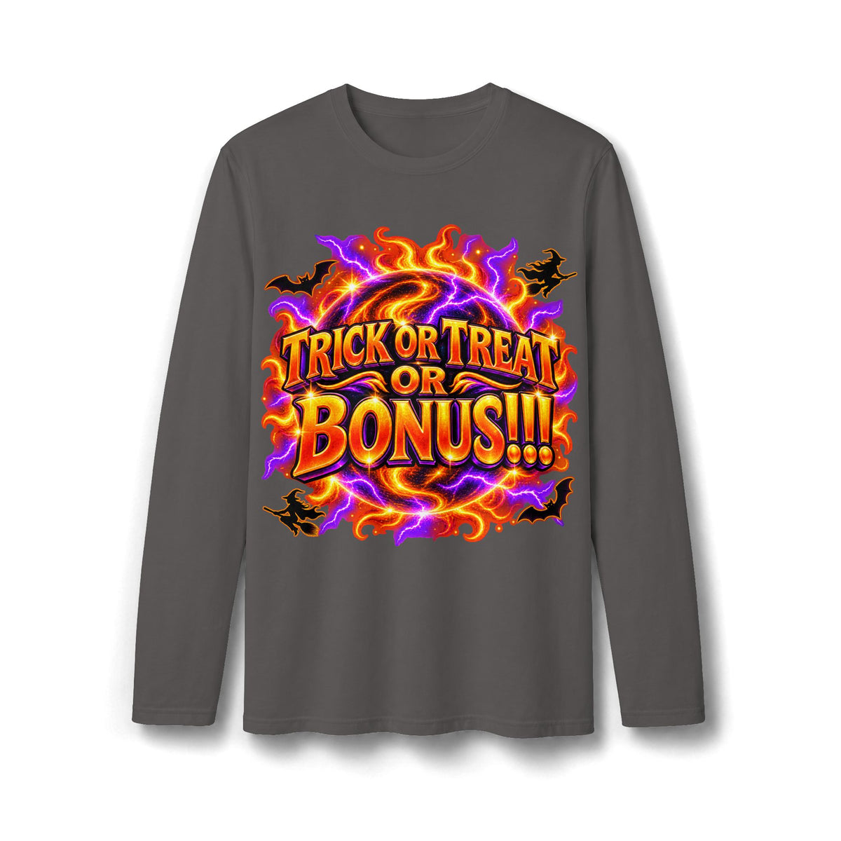 TRICK or TREAT or BONUS!!! Halloween Long Sleeve T-Shirt
