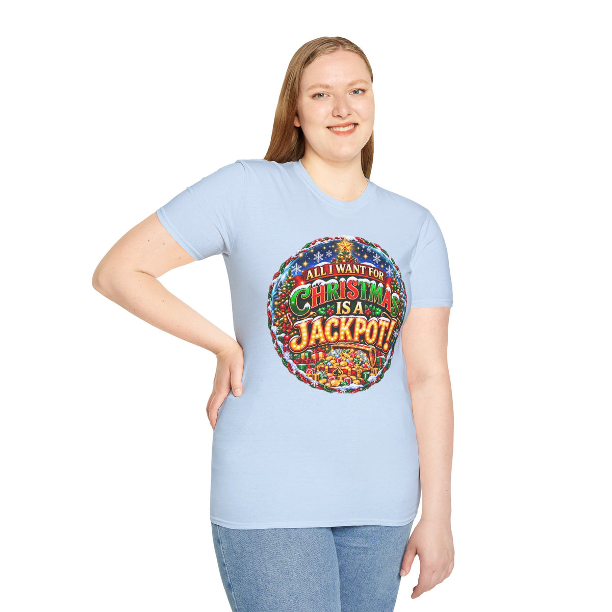ALL I WANT FOR CHRISTMAS IS A JACKPOT!  T-Shirt