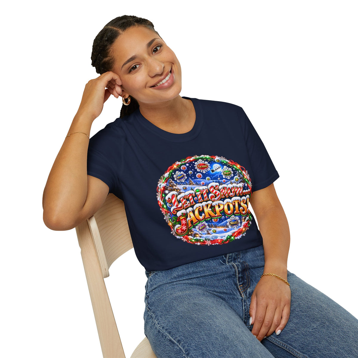 LET IT SNOW...JACKPOTS!   T-Shirt