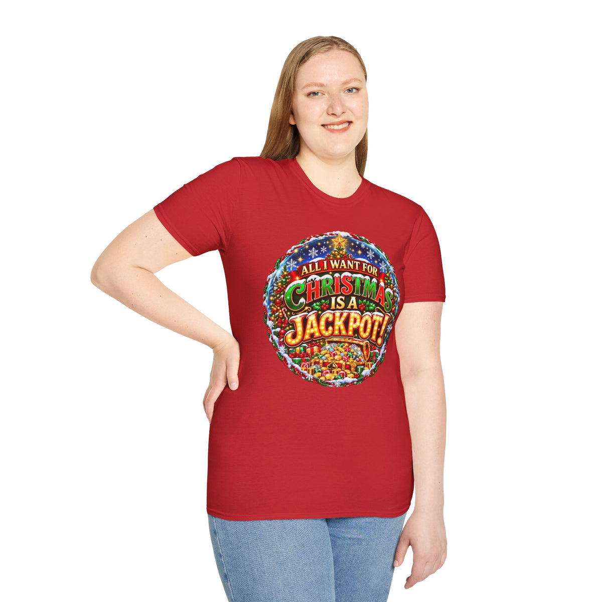 ALL I WANT FOR CHRISTMAS IS A JACKPOT!  T-Shirt