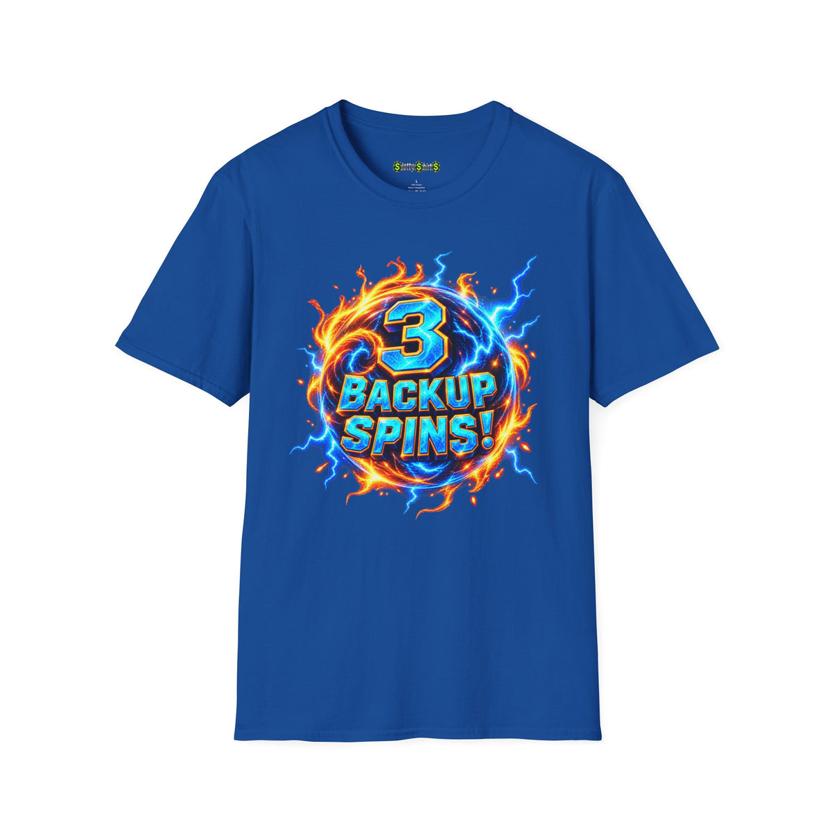 3 BACKUP SPINS! -  T-Shirt