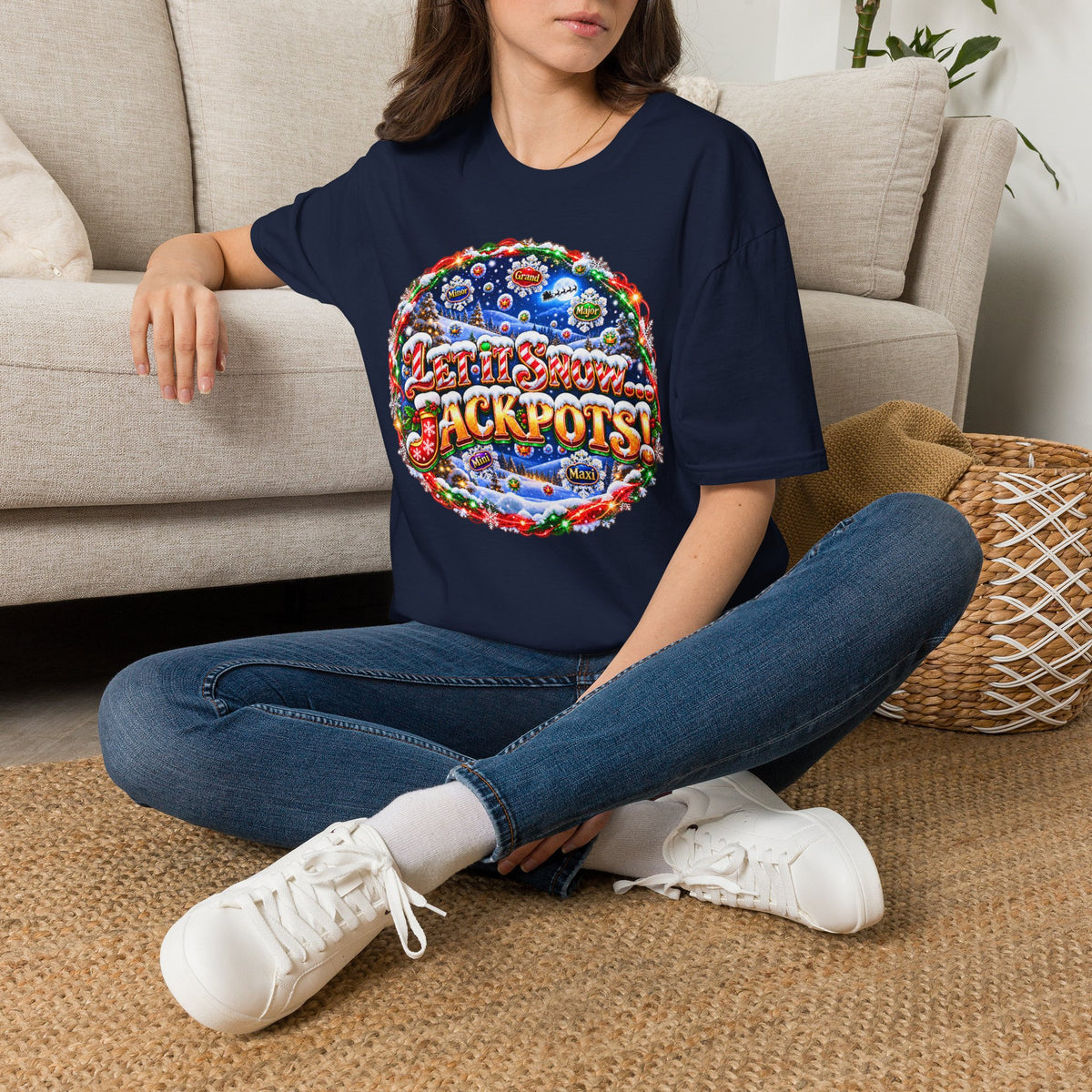 LET IT SNOW...JACKPOTS!   T-Shirt