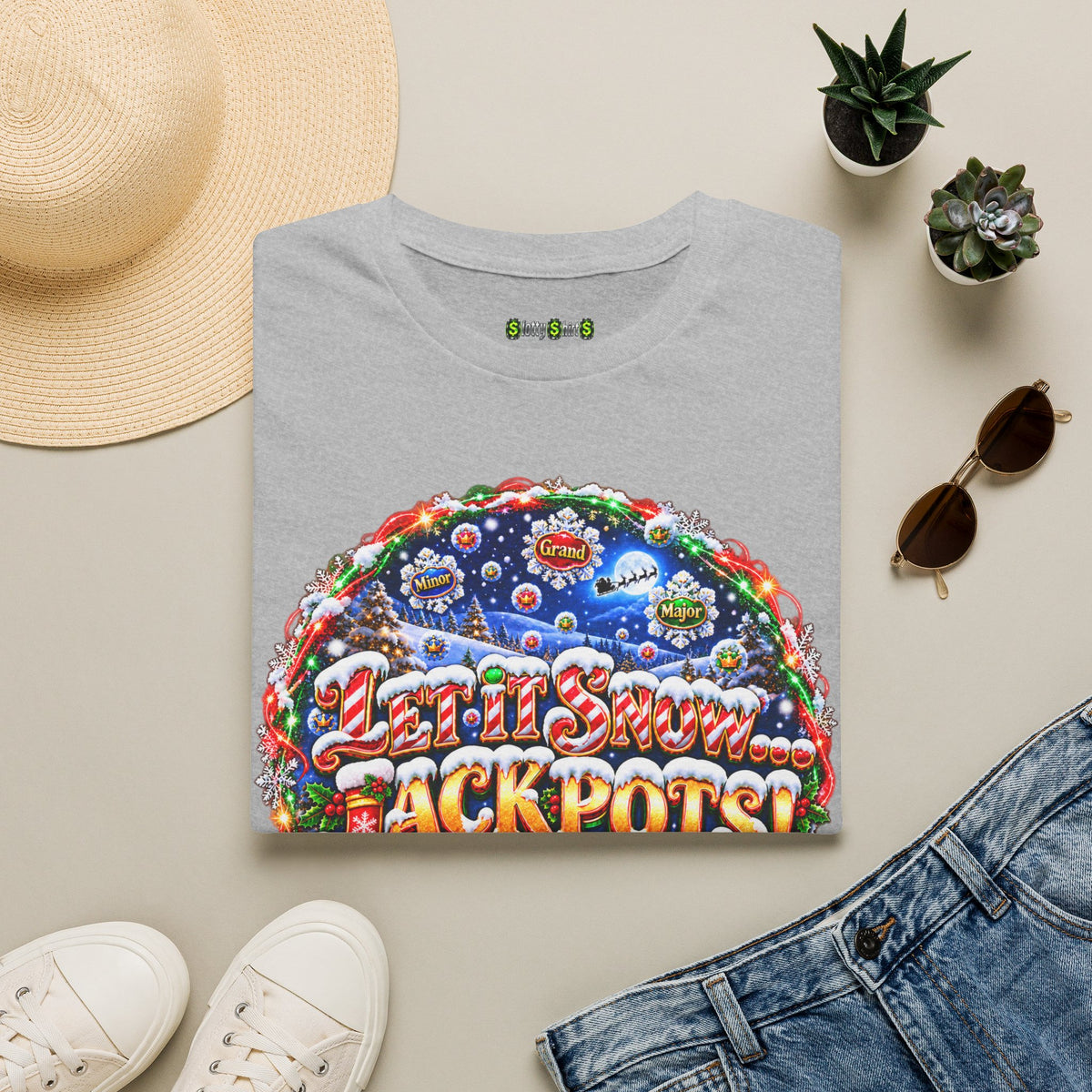 LET IT SNOW...JACKPOTS!   T-Shirt