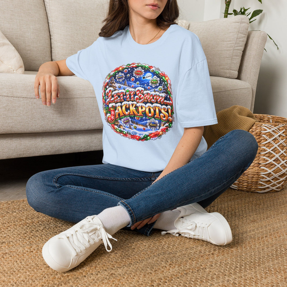 LET IT SNOW...JACKPOTS!   T-Shirt