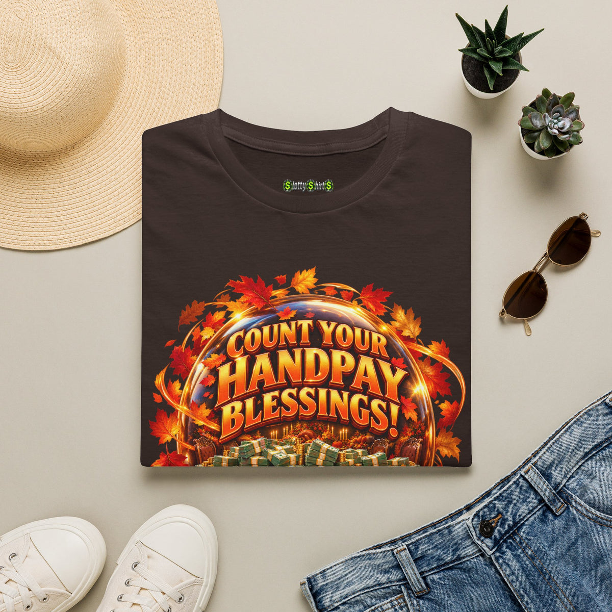 COUNT YOUR HANDPAY BLESSINGS!  T-Shirt
