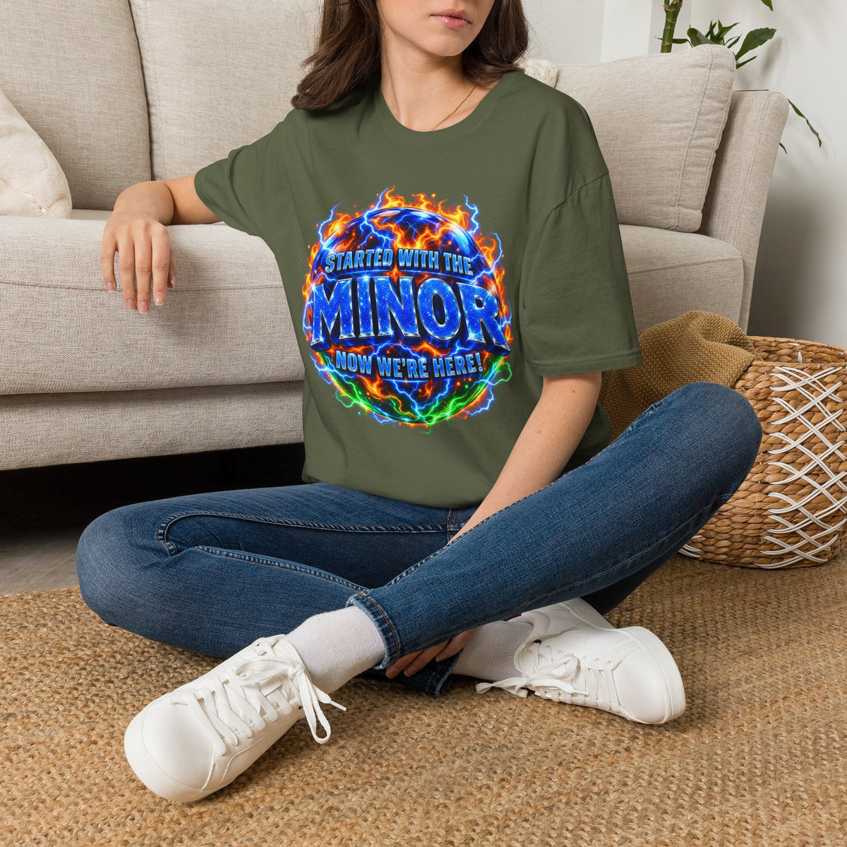 STARTED WITH THE MINOR NOW WE'RE HERE! - T-Shirt