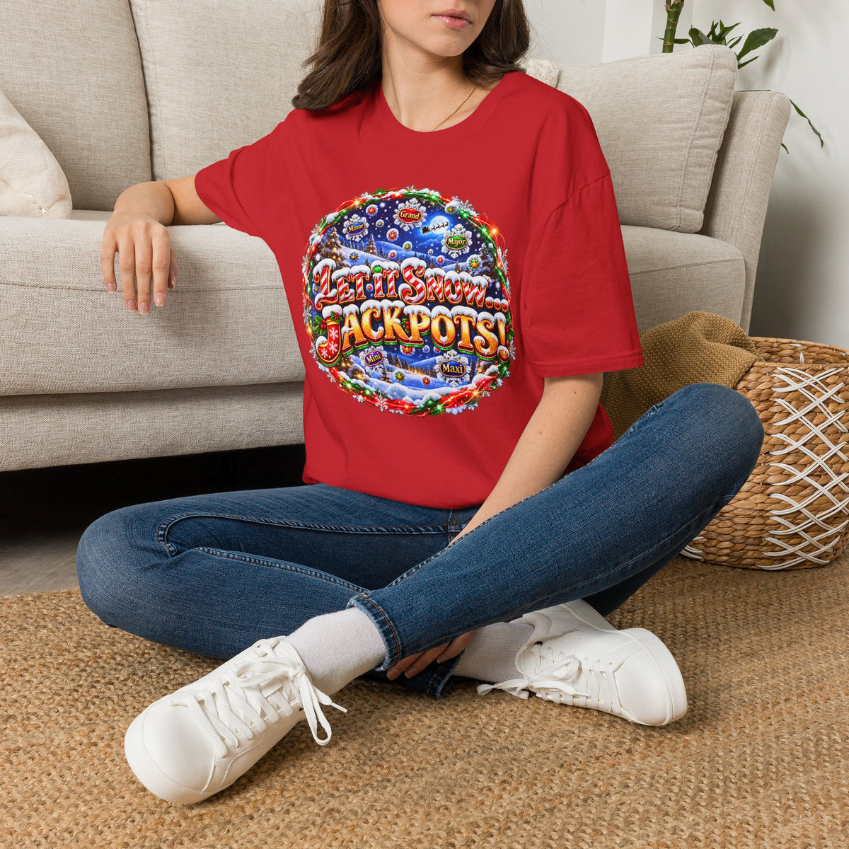 LET IT SNOW...JACKPOTS!   T-Shirt