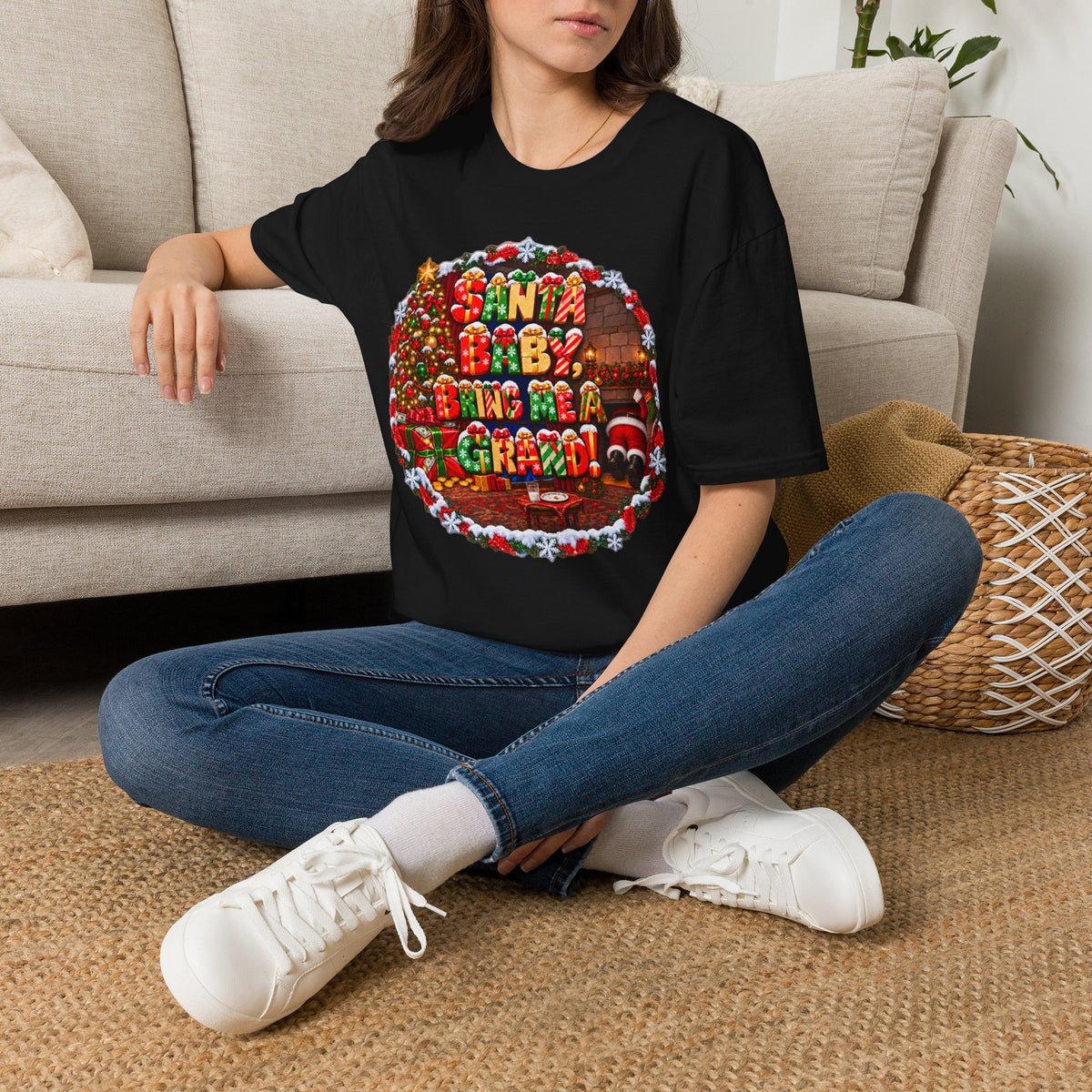 SANTA BABY, BRING ME A GRAND!  T-Shirt