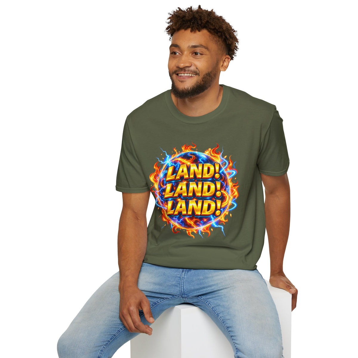 LAND! LAND! LAND! -  T-Shirt
