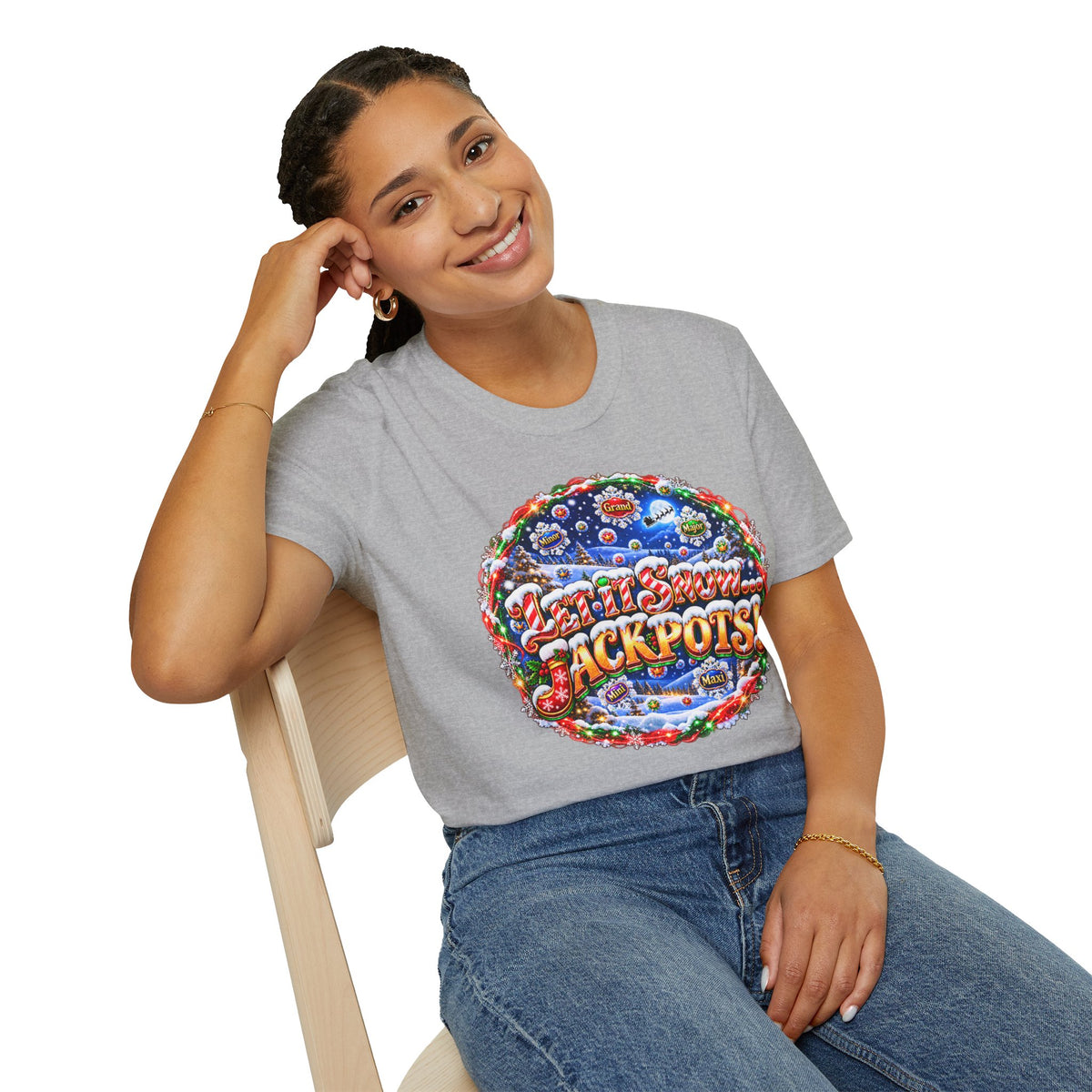 LET IT SNOW...JACKPOTS!   T-Shirt
