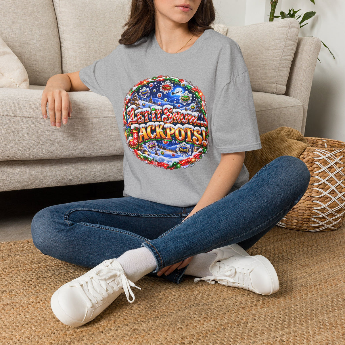 LET IT SNOW...JACKPOTS!   T-Shirt