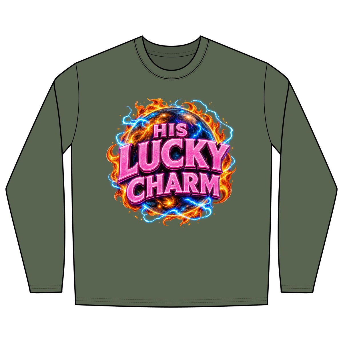 HIS LUCKY CHARM - Long Sleeve T-Shirt