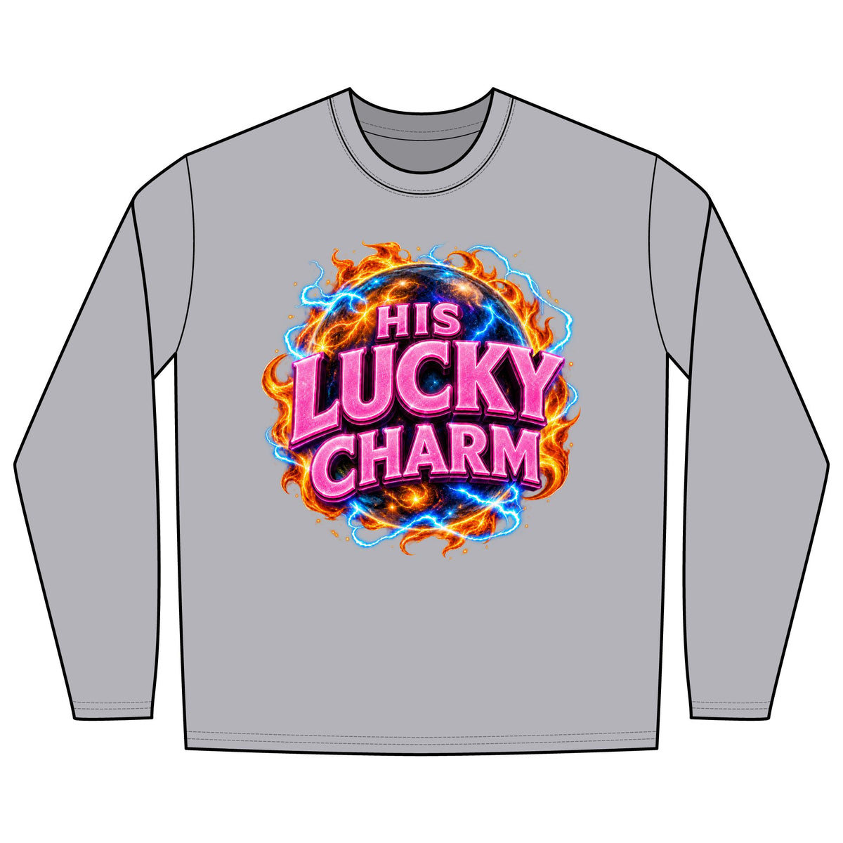 HIS LUCKY CHARM - Long Sleeve T-Shirt