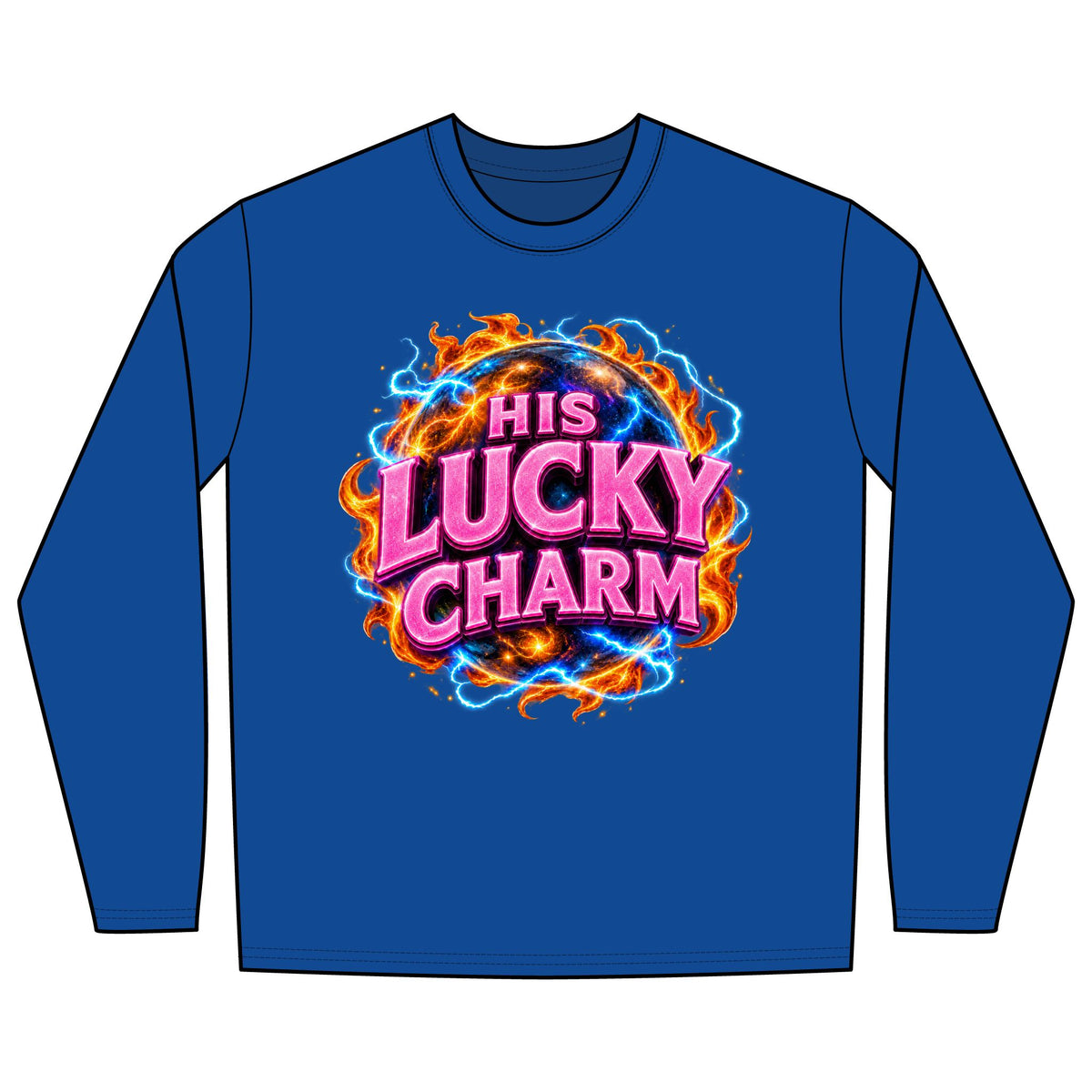 HIS LUCKY CHARM - Long Sleeve T-Shirt