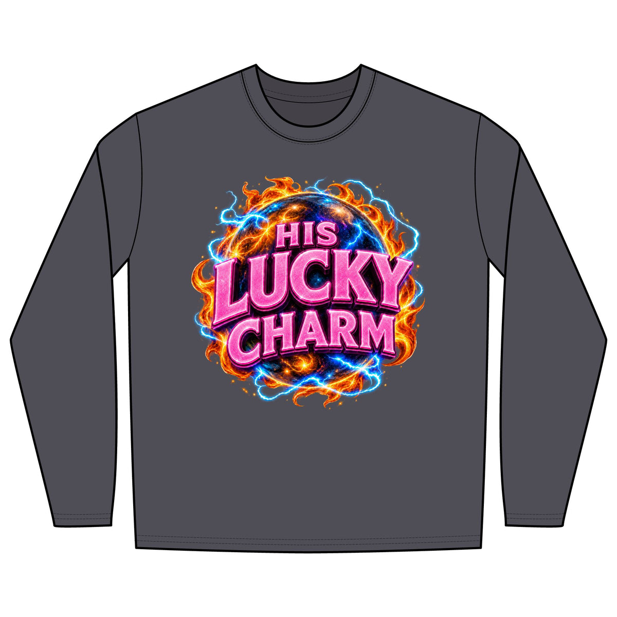 HIS LUCKY CHARM - Long Sleeve T-Shirt