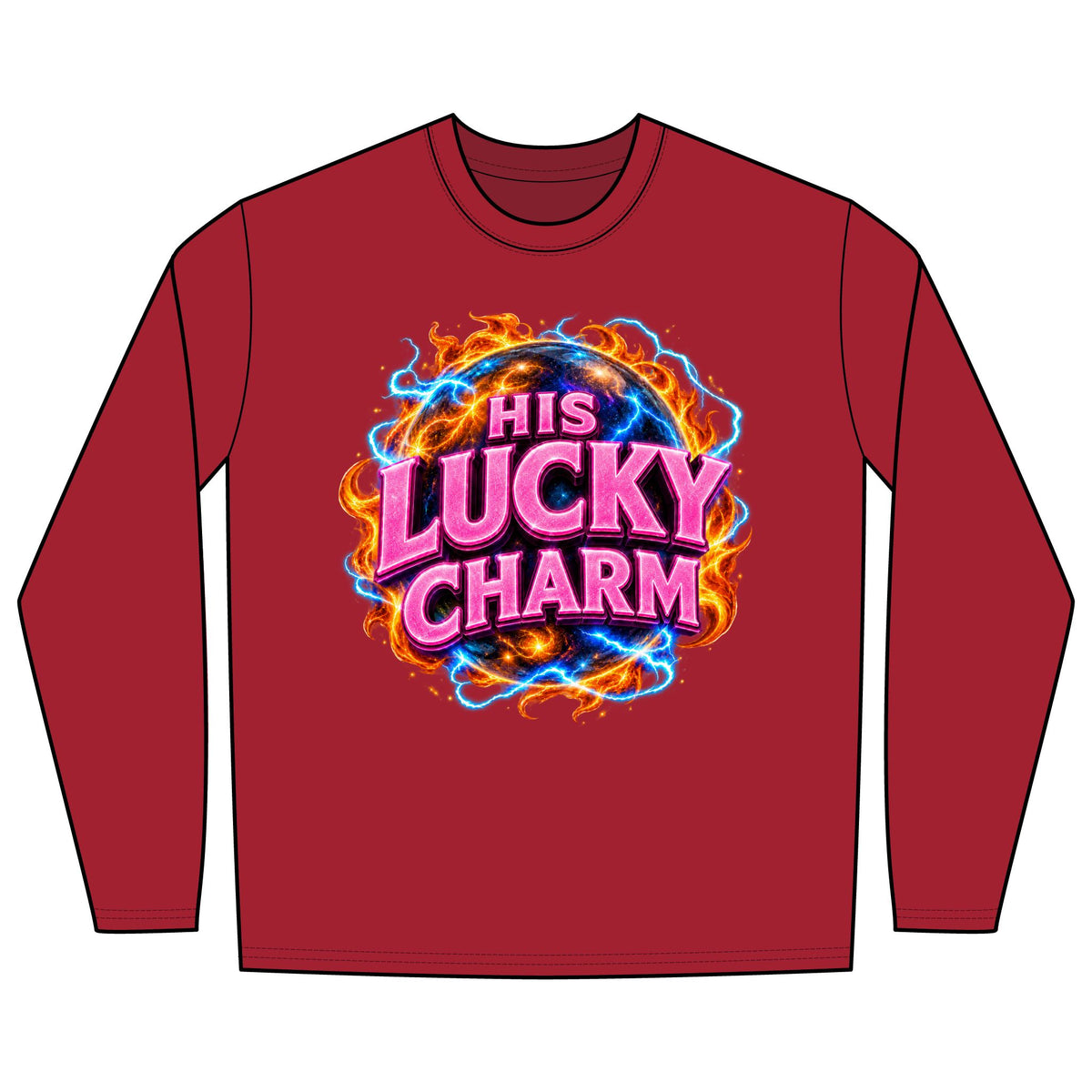 HIS LUCKY CHARM - Long Sleeve T-Shirt