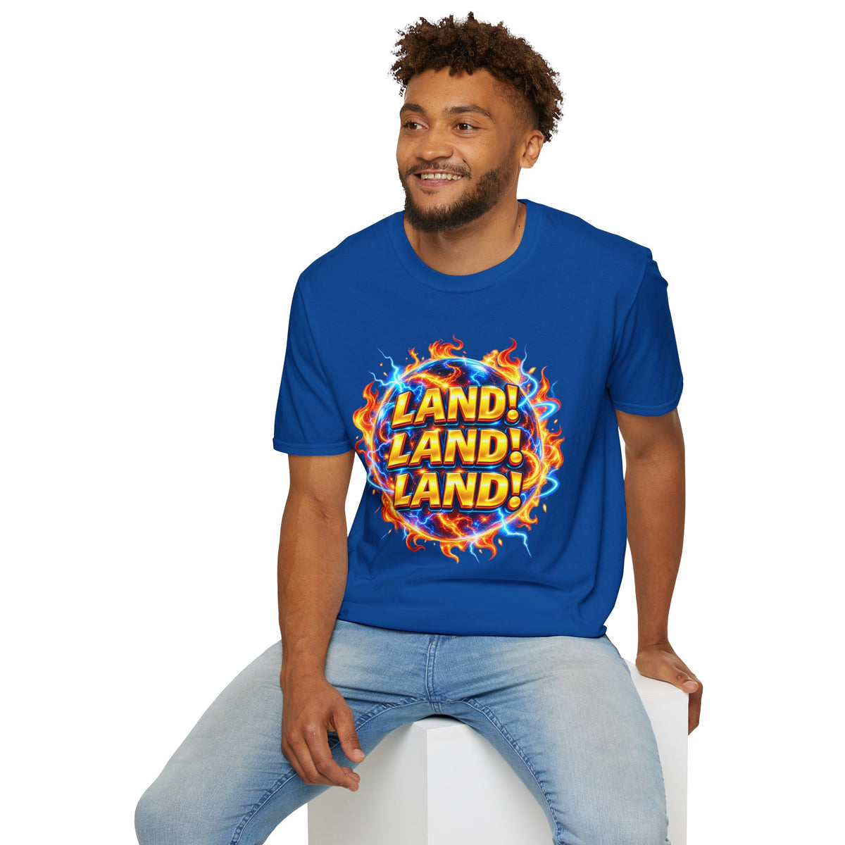 LAND! LAND! LAND! -  T-Shirt