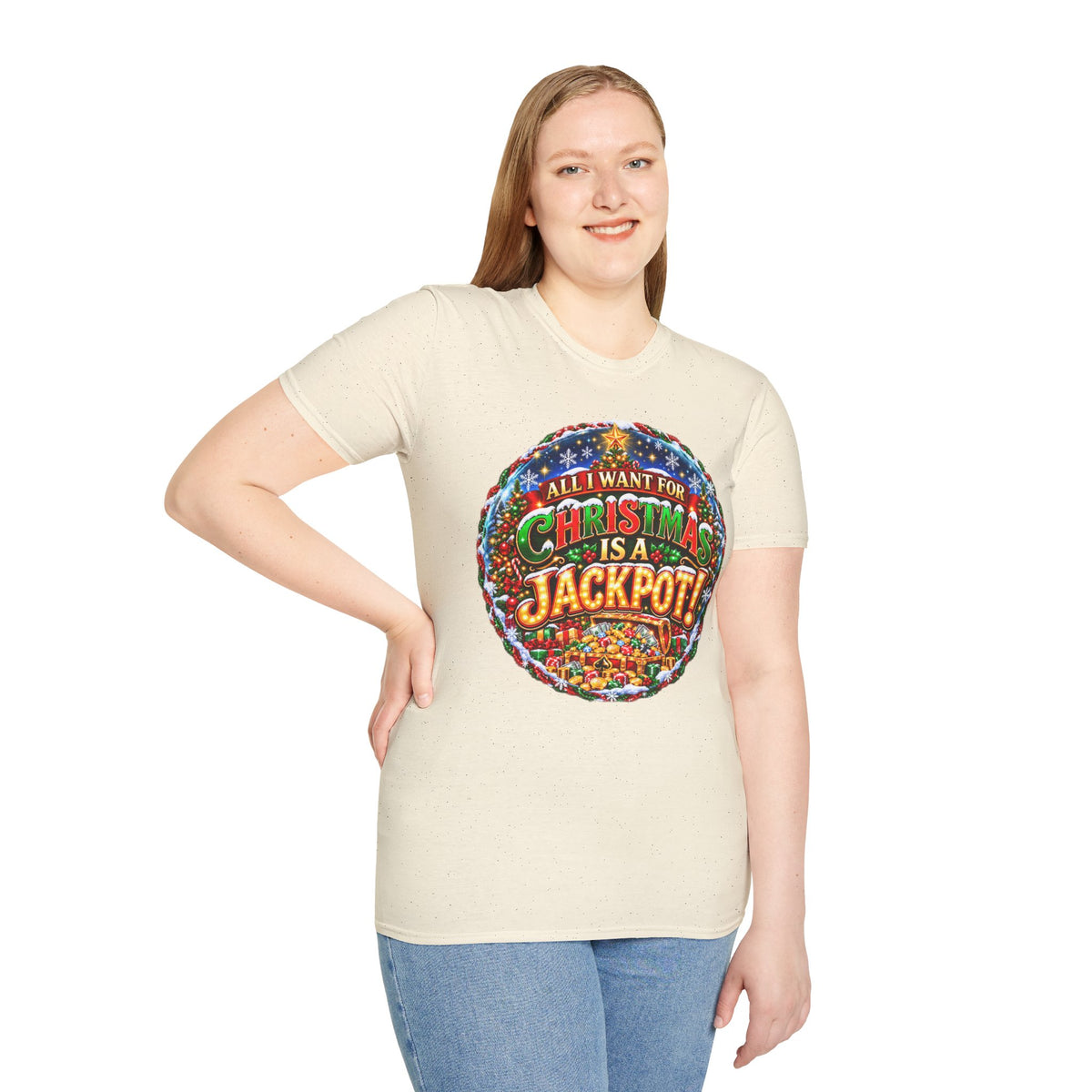 ALL I WANT FOR CHRISTMAS IS A JACKPOT!  T-Shirt
