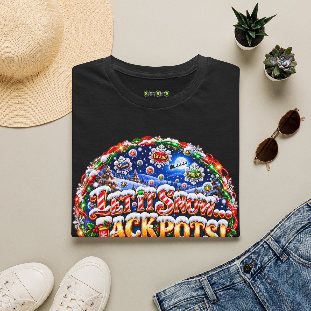 LET IT SNOW...JACKPOTS!   T-Shirt
