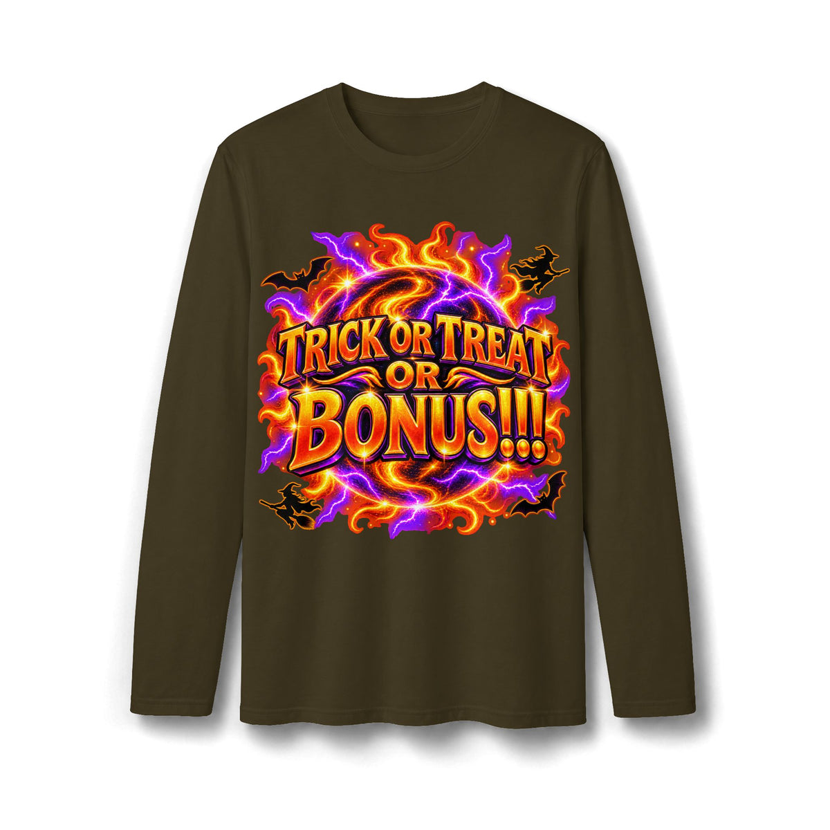 TRICK or TREAT or BONUS!!! Halloween Long Sleeve T-Shirt