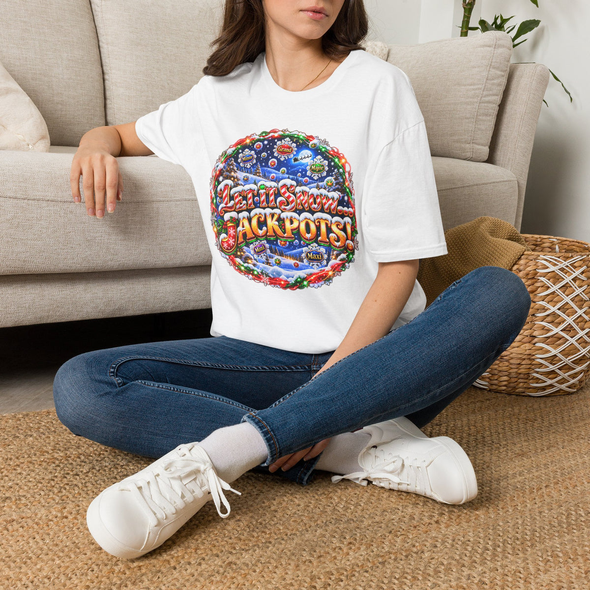 LET IT SNOW...JACKPOTS!   T-Shirt